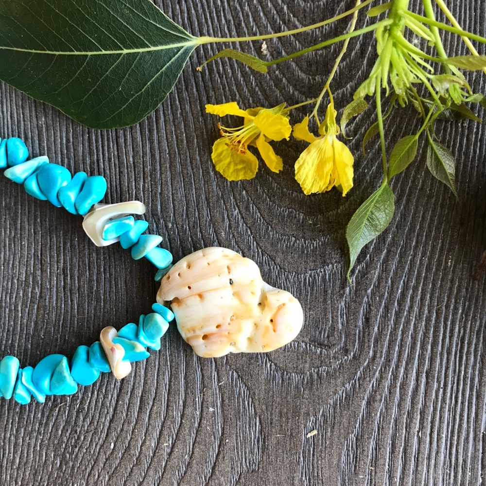 🌺🌿Handmade Rock Necklace🌿🌺 - Picture 6 of 8